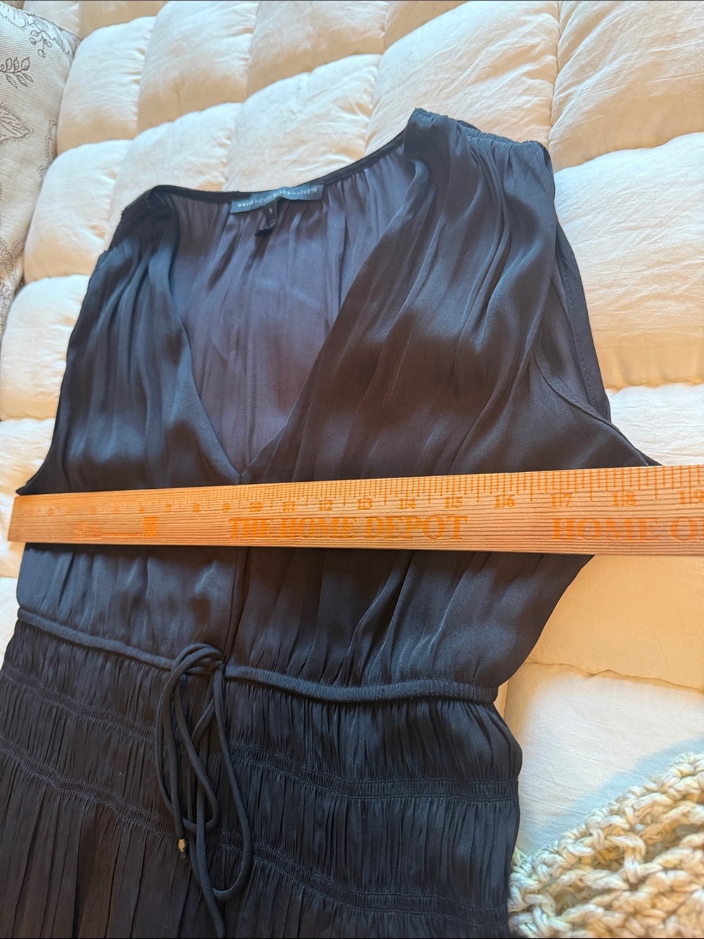 White House Black Market Black Midi Dress - Picture 8 of 9